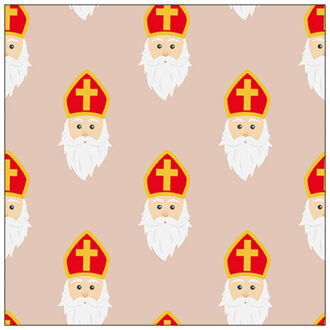 Ambiente Servetten Sinterklaas - 20x stuks - 3 laags - 33 x 33 cm - sint en piet