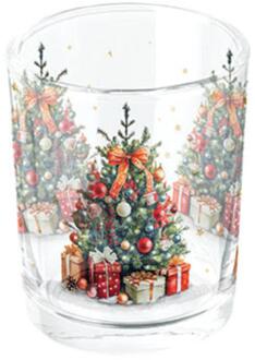 Ambiente Theelichthouder Christmas tree transparant