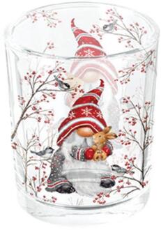 Ambiente Theelichthouder Dwarf hug transparant