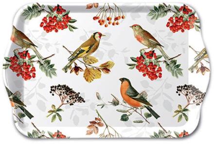 Ambiente Tray 13x21cm Autumn birds multi