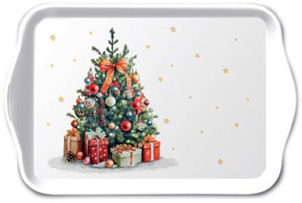 Ambiente Tray 13x21cm Christmas tree multi