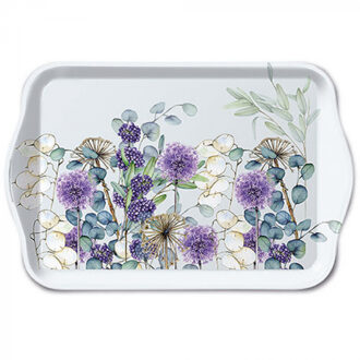 Ambiente Tray Lunaria Green 13x21cm paars