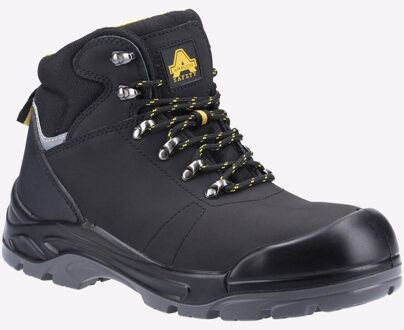 Amblers AS252 Delamere Lederen Veiligheidsschoenen voor Mannen Zwart - EU 40.5 / UK 7