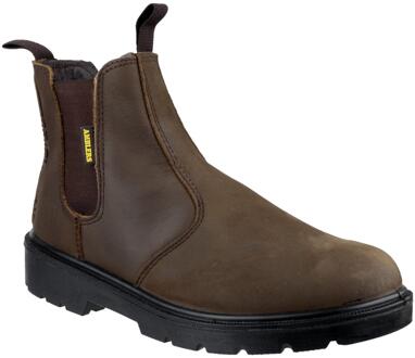 Amblers FS128 Duurzame Trek-On Veiligheidsdealerboot Heren Bruin - EU 37 / UK 4