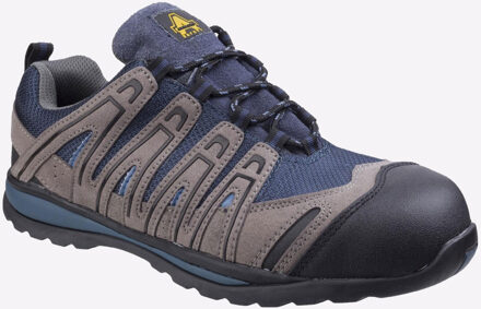 Amblers FS34C Veterschoenen Veiligheidsloafers Heren Blauw - EU 43 / UK 9