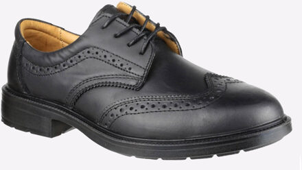 Amblers FS44 Veiligheidsbrogue Heren Zwart - EU 47.5 / UK 12