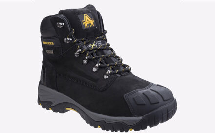 Amblers FS987 Waterdichte Veiligheidslaars Heren Zwart - EU 47.5 / UK 12