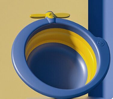 Amboch Klein Formaat Wastafel Voor Baby Draagbare Baby Wastafel airplane blauw