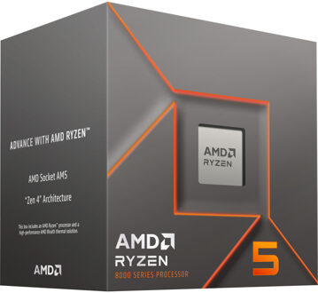 AMD Ryzen 5 8400F, 4,2 GHz (4,7 GHz Turbo Boost) Processor
