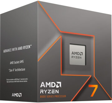 AMD Ryzen 7 8700F, 4,1 GHz (5,0 GHz Turbo Boost) Processor