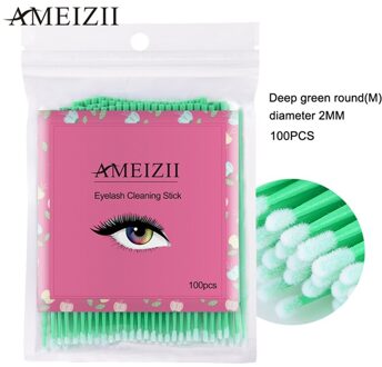 Ameizii 100 Pcs Graft Wimper Wattenstaafje Wegwerp Wattenstaafje Verwijderen Wattenstaafje Wattenstaafje Sakeup Schoon Stok Zak 04