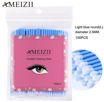 Ameizii 100 Pcs Graft Wimper Wattenstaafje Wegwerp Wattenstaafje Verwijderen Wattenstaafje Wattenstaafje Sakeup Schoon Stok Zak 07