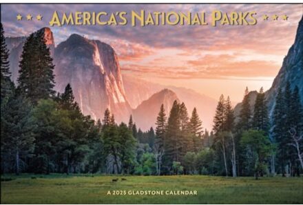 America's National Parks Deluxe Wall Calendar 2025 - Media, Gladstone