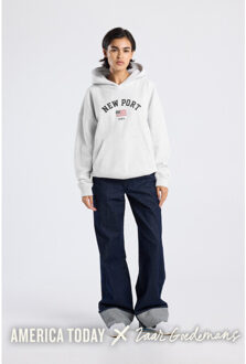 America Today Saar hood zg Grijs - XL