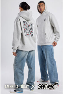 America Today Santino hood Grijs - XS