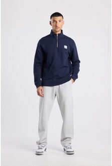 America Today Stephan halfzip Blauw