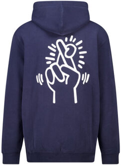 America Today Storm hood - maat XS Blauw