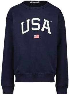 America Today Sweater soel jr Blauw - 134/140