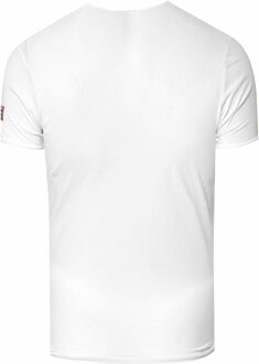 American Eagle Print T-shirt - maat 2XL Wit