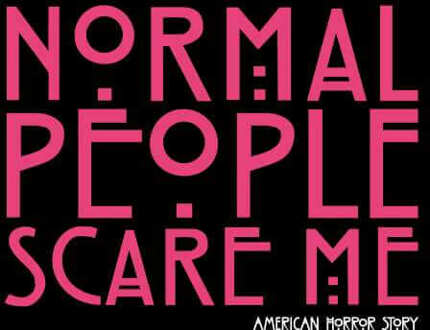 American Horror Story Normal People Scare Me Women's Cropped Hoodie - Black - XS - Zwart