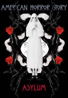 American Horror Story White Nun Women's Cropped Hoodie - Black - XS - Zwart