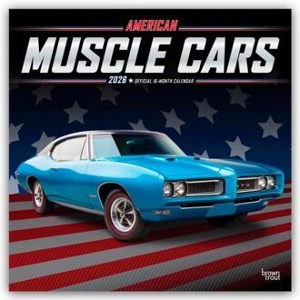 American Muscle Cars - Muskel-Autos 2026 - 16-Monatskalender - Browntrout Wandkalender - Browntrout Publishers