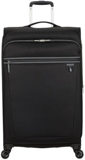 American Tourister Aerospin Spinner L Exp black Zachte koffer Zwart - H 80 x B 40 x D 30 / 33