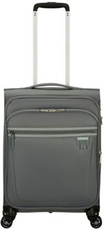 American Tourister Aerospin Spinner S Exp stone basalt Zachte koffer Grijs - H 55 x B 40 x D 23 / 25