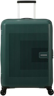 American Tourister Aerostep Spinner 55 Expandable Dark Forest green