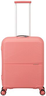 American Tourister Airconic Handbagage Spinner 55 cm - 33.5 liter - 55x40x20 cm - solar pink hardcase koffer lichtgewicht koffer Roze - H 55 x B 40 x D 20 cm