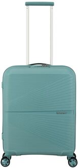 American Tourister Airconic Spinner 55/20 TSA dusty turquoise hardcase koffer lichtgewicht koffer Blauw - H 55 x B 40 x D 20 cm