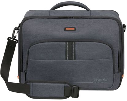 American Tourister At Work Nxt 3-Way Boarding Bag 15.6" grey melange weekendtas handbagage Grijs - H 30 x B 40 x D 20 cm