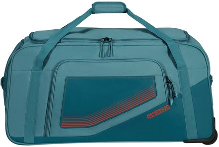 American Tourister City Racer Duffle/Wheels L petrol Blauw - H 77 x B 42 x D 40 cm