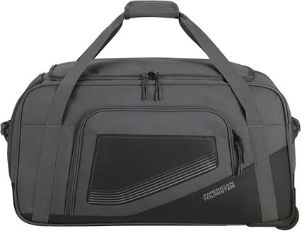 American Tourister City Racer Duffle/Wheels M black Zwart - H 68 x B 39 x D 38 cm