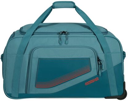 American Tourister City Racer Duffle/Wheels M petrol Blauw - H 68 x B 39 x D 38 cm