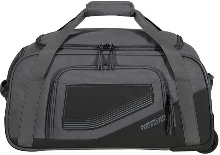 American Tourister City Racer Duffle/Wheels S black weekendtas handbagage Zwart - H 55 x B 35 x D 25 cm