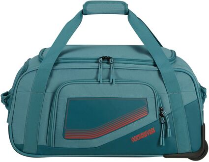 American Tourister City Racer Duffle/Wheels S petrol weekendtas handbagage Blauw - H 55 x B 35 x D 25 cm