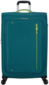 American Tourister Cloudrider Spinner L Expandable TSA misty teal zachte koffer lichtgewicht koffer Groen - H 78.5 x B 49 x D 30 cm