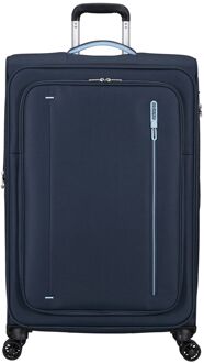 American Tourister Cloudrider Spinner L Expandable TSA sky navy zachte koffer lichtgewicht koffer Blauw - H 78.5 x B 49 x D 30 cm