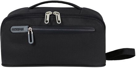 American Tourister Cloudrider Wash Bag jet black toilettas Zwart - H 15,5 x B 26,5 x D 14,5 cm