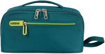 American Tourister Cloudrider Wash Bag misty teal toilettas Groen - H 15,5 x B 26,5 x D 14,5 cm