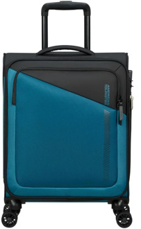 American Tourister Daring Dash Spinner S EXP black/blue Zachte koffer Multicolor - H 55 x B 40 x D 23/25