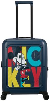 American Tourister Dashpop Disney Spinner 55/20 Exp TSA mickey pop letters Harde Koffer Blauw - H 55 x B 40 x D 20 / 23