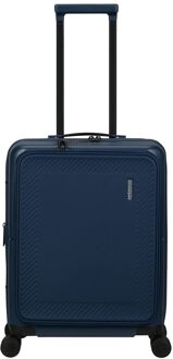 American Tourister Dashpop Spinner 55/20 Exp Frontl. midnight blue hardcase koffer pilotenkoffer Blauw - H 55 x B 40 x D 23 / 25 cm
