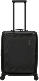American Tourister Dashpop Spinner 55/20 Exp Frontl. true black hardcase koffer pilotenkoffer Zwart - H 55 x B 40 x D 23 cm