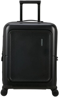 American Tourister Dashpop Spinner 55 Exp true black Harde Koffer Zwart - H 55 x B 40 x D 20/23