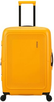 American Tourister Dashpop Spinner 67 Exp golden yellow Harde Koffer Geel - H 67 x B 45 x D 29/33