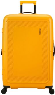 American Tourister Dashpop Spinner 77 Exp golden yellow Harde Koffer Geel - H 77 x B 50 x D 30/34