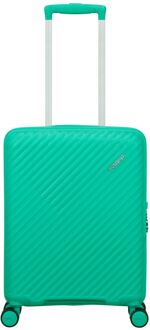 American Tourister Diablast Handbagage Spinner 55 cm - 35 liter - 55x40x20 cm - cyber aqua hardcase koffer lichtgewicht koffer Blauw - H 55 x B 40 x D 20 cm
