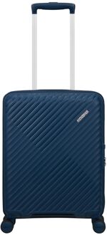 American Tourister Diablast Handbagage Spinner 55 cm - 35 liter - 55x40x20 cm - darkwave blue hardcase koffer lichtgewicht koffer Blauw - H 55 x B 40 x D 20 cm